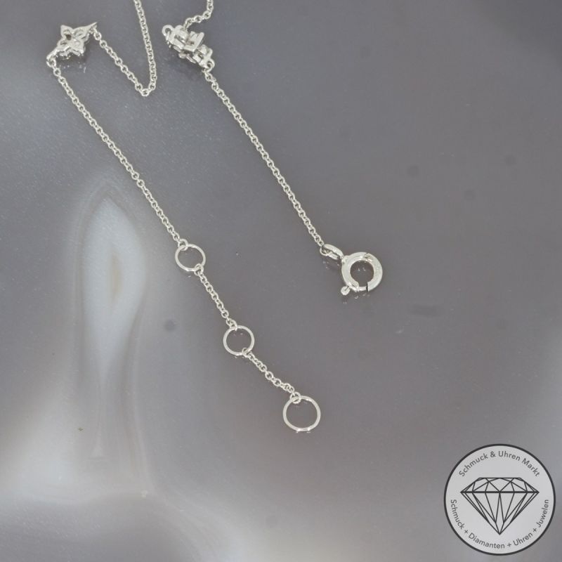Wert 1250 € Brillant Armband (0,19 carat) in 585er 14 K Weißgold - H1775