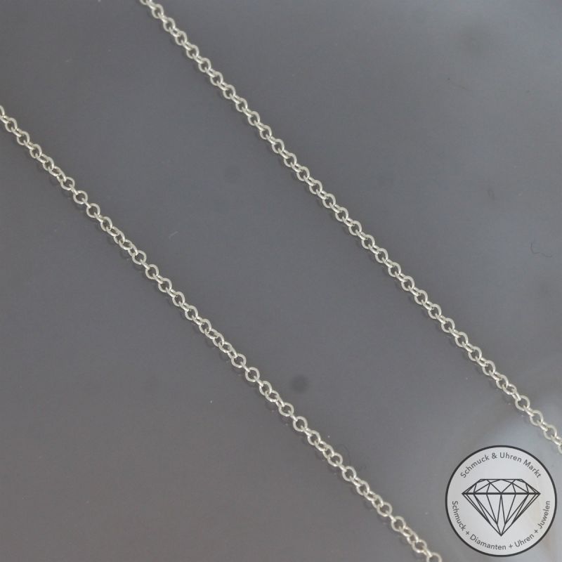 Wert 2490 € Brillant Diamant Anhänger mit Kette in 750er 18 K Weißgold - H1884