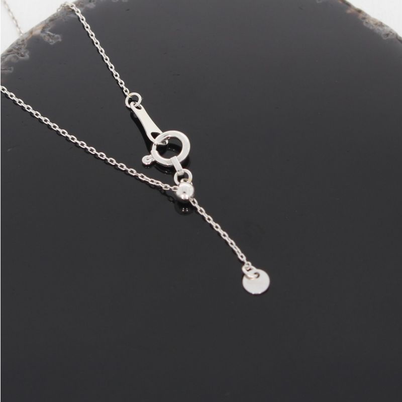 Wert 1990 € Solitär Brillant Anhänger Kette (0,30 carat) in 750er 18 K Weißgold - H212