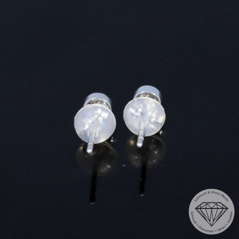 Wert 1190 € Solitär Brillant Ohrstecker Ohrringe (0,30 carat) in 750er 18 K Weißgold - H216