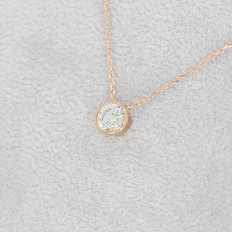 Wert 1990 € Solitär Brillant Anhänger Kette (0,30 carat) in 750er 18 K Rosegold -H258