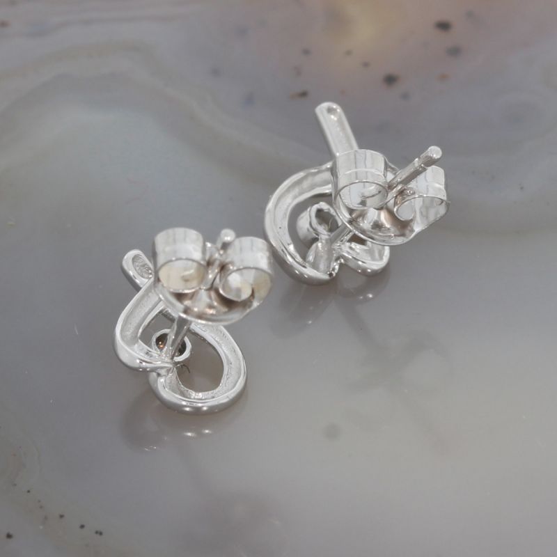 Wert 550 € Brillant Ohrstecker Ohrringe Herz (0,04 carat) in 585er 14 K Weißgold - H301