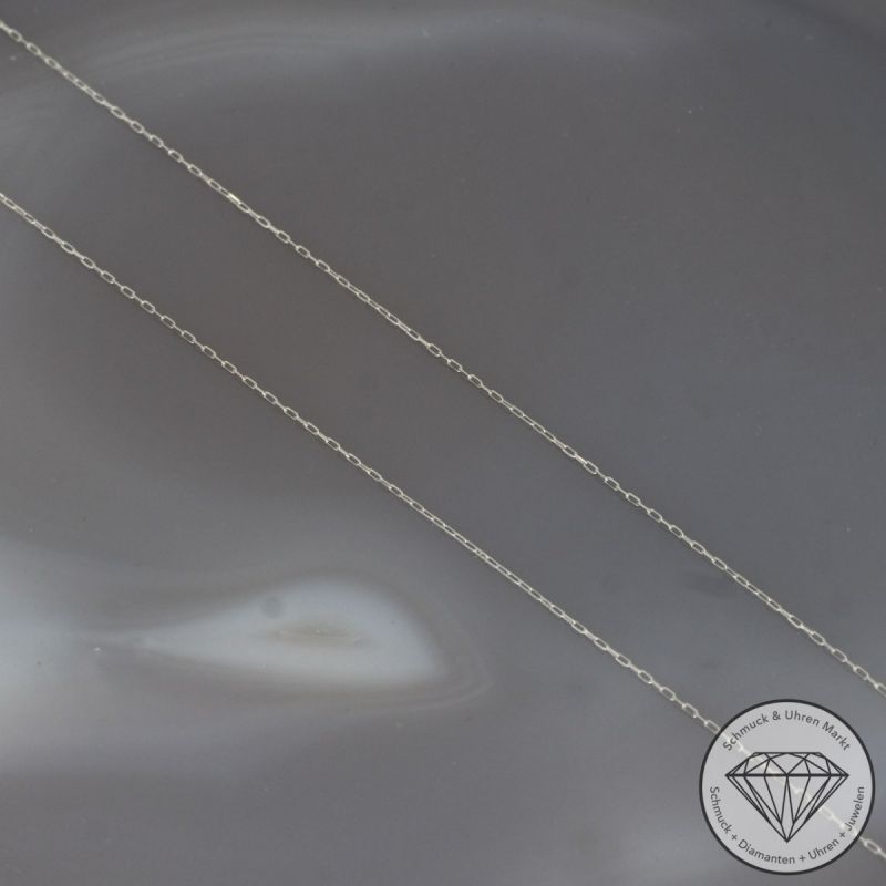 Wert 850 € Brillant Saphir Anhänger & Kette in 900er Platin - H332