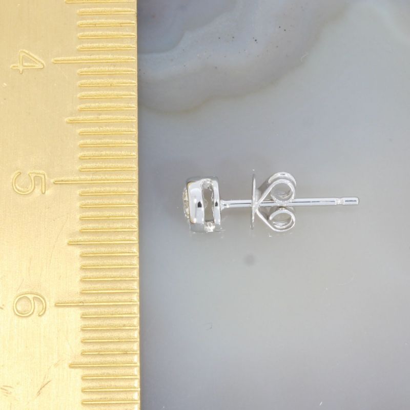 Wert 1150 € Solitär Brillant Ohrstecker Ohrringe (0,30 carat) in 750er 18 K Weißgold - H364