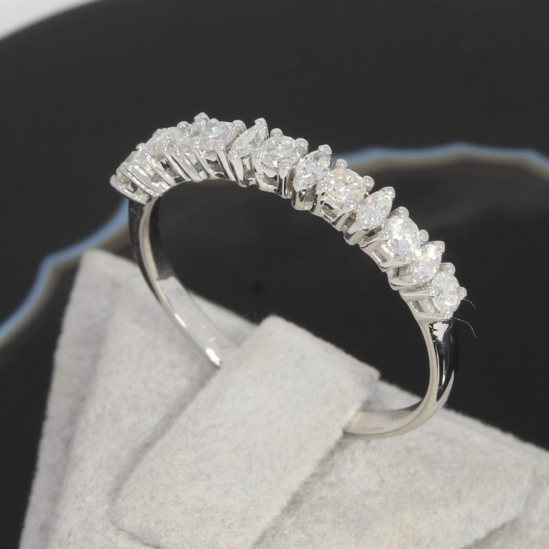Wert 1470 Brillant Diamant Ring in 750er 18 K Weißgold Größe 54 - H336