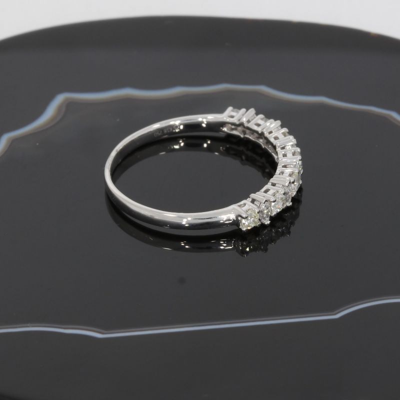 Wert 1470 Brillant Diamant Ring in 750er 18 K Weißgold Größe 54 - H336