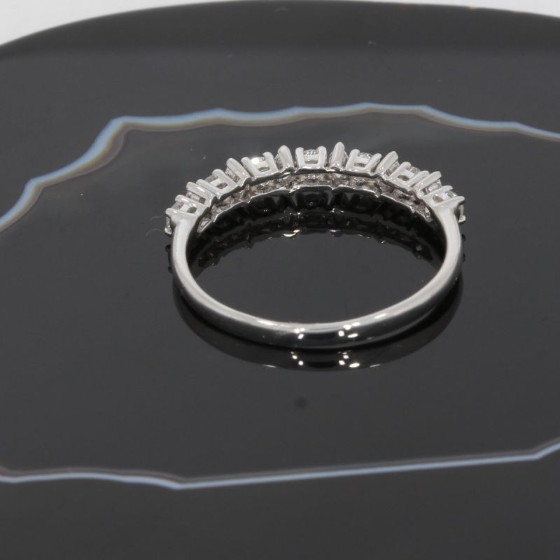 Wert 1470 Brillant Diamant Ring in 750er 18 K Weißgold Größe 54 - H336