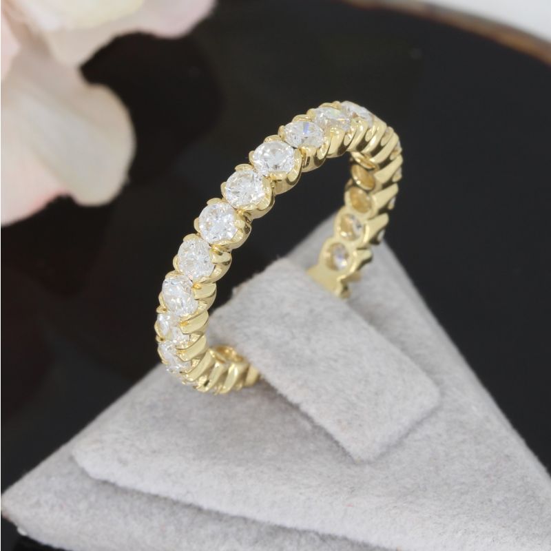 Wert 6500 € Brillant Memory Ring (1,85 carat) in 750er 18 K Gelbgold Größe 54 - H464