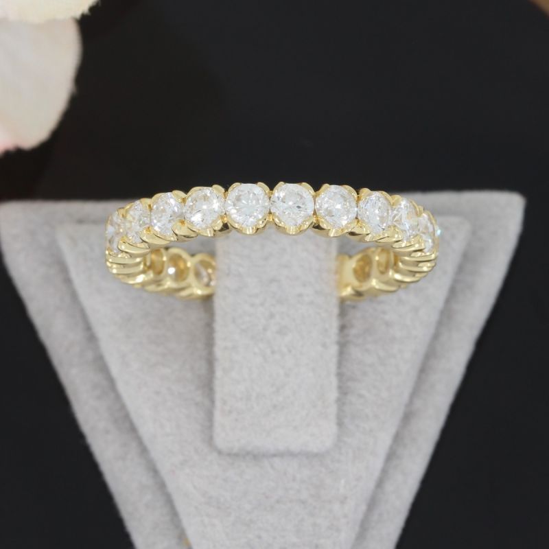 Wert 6500 € Brillant Memory Ring (1,85 carat) in 750er 18 K Gelbgold Größe 54 - H464