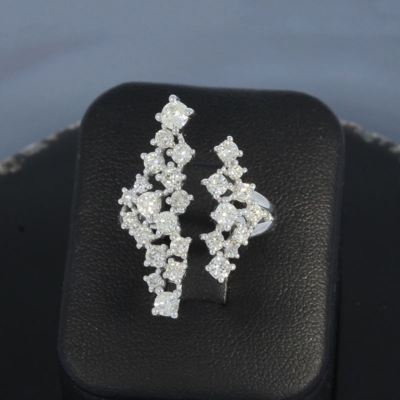 Wert  4990 € Brillant Ring (1,50 carat) in 585er 14 K Weißgold - H50