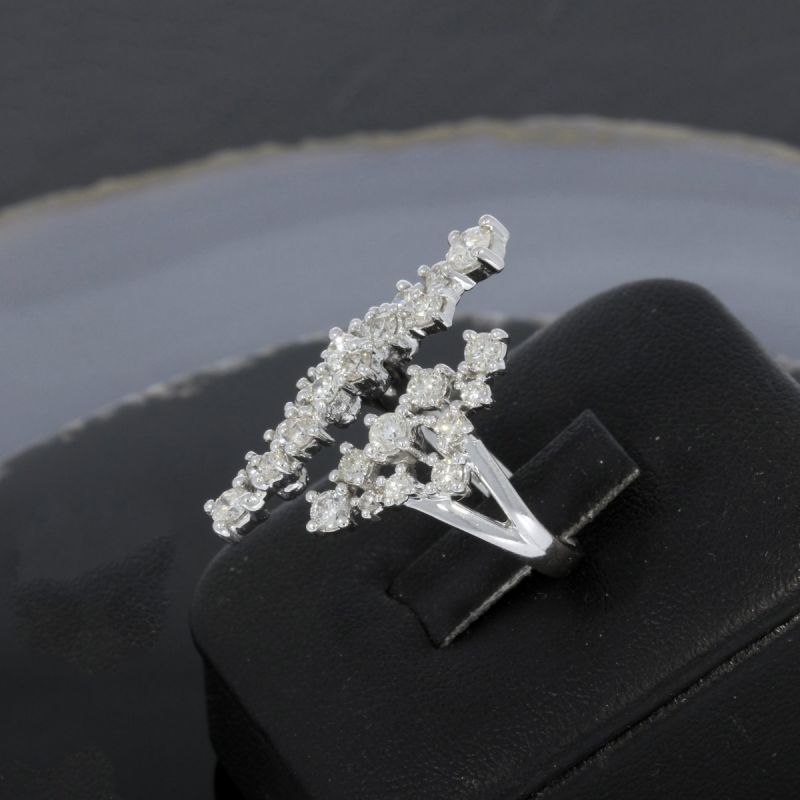 Wert  4990 € Brillant Ring (1,50 carat) in 585er 14 K Weißgold - H50