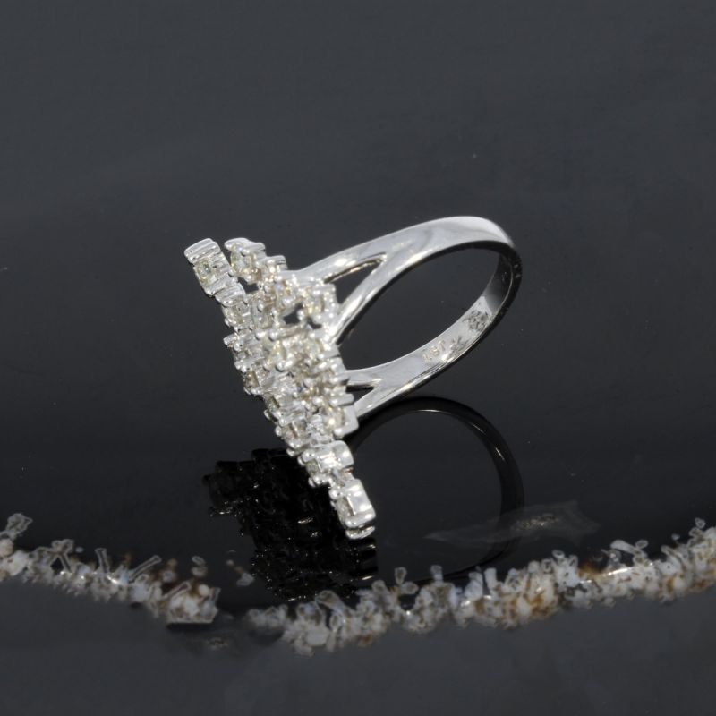 Wert  4990 € Brillant Ring (1,50 carat) in 585er 14 K Weißgold - H50