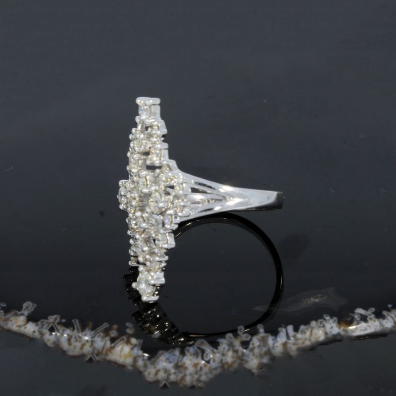 Wert  4990 € Brillant Ring (1,50 carat) in 585er 14 K Weißgold - H50