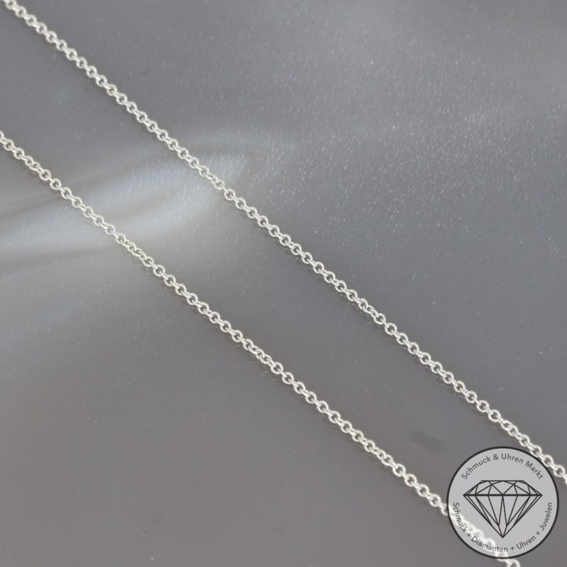Wert 1100 € Brillant Anhänger mit Kette (0,11 carat) in 585er 14 K Weißgold / Roségold - H572