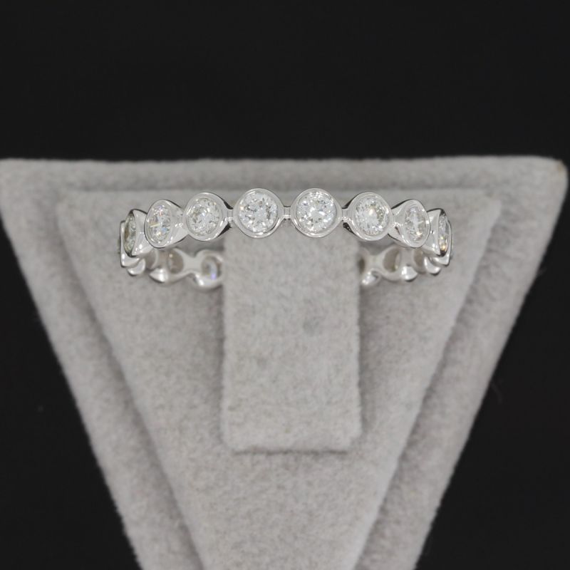 SALE ! Wert 2590 € Brillant Memory Ring (0,71 carat) in 585er 14 K Weißgold Gr.54,5- H1568