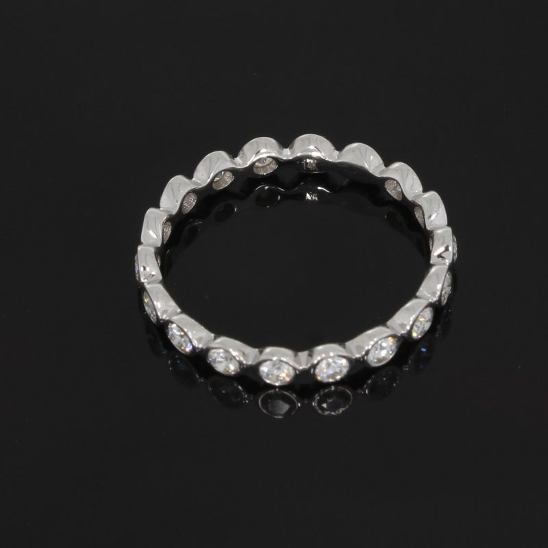 SALE ! Wert 2590 € Brillant Memory Ring (0,71 carat) in 585er 14 K Weißgold Gr.54,5- H1568