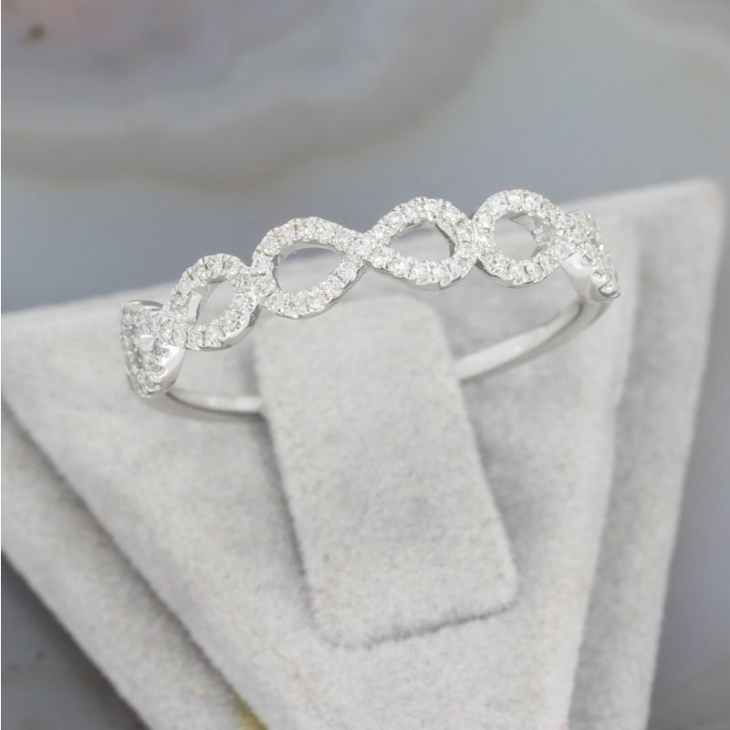 Wert 1090 € Brillant Ring (0,14 carat) in 585er 14 K Weißgold - H1488
