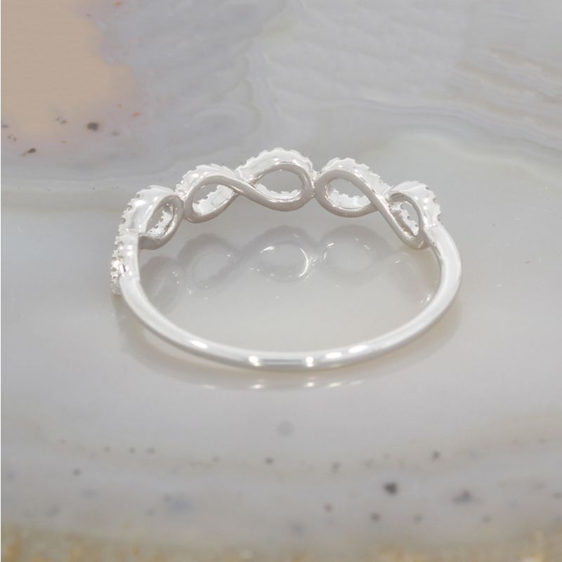 Wert 1090 € Brillant Ring (0,14 carat) in 585er 14 K Weißgold - H1488