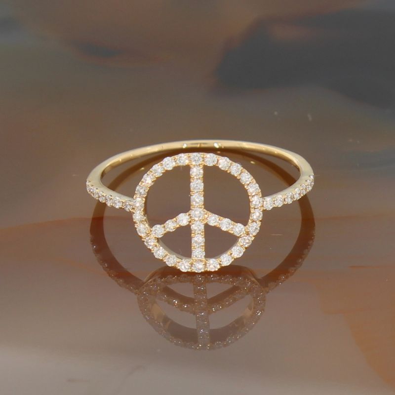 Wert 710 € Brillant Ring (0,26 carat) in 585er 14 K Gelbgold Gr.55 - H816