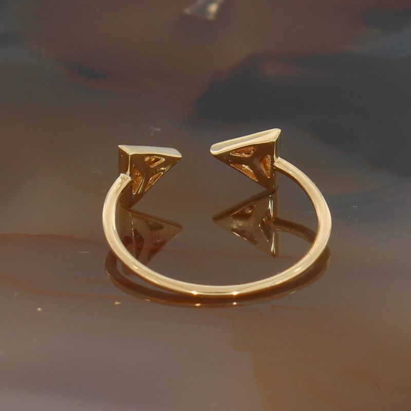 Wert 820 € Brillant Ring (0,12 carat) in 585er 14 K Gelbgold Gr.55 - H820