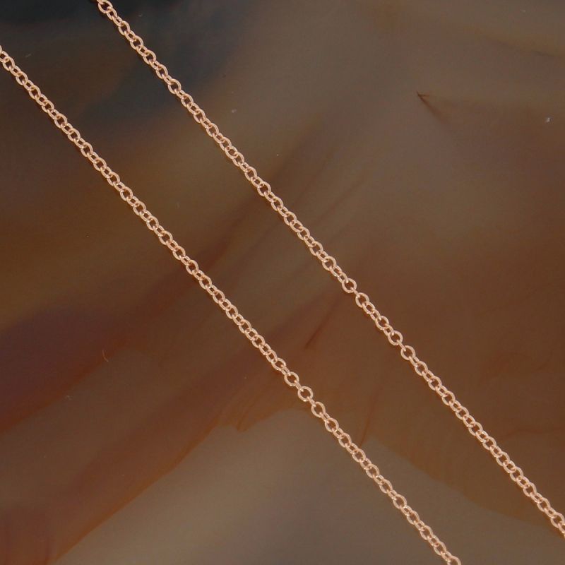 Wert 550 € Brillant Anhänger Herz (0,04 carat) mit Kette in 585er 14 K Roségold L.40,5 + 45,5 cm - H824