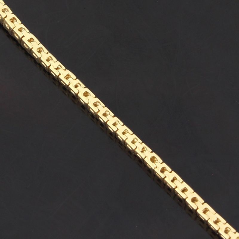 Wert 4290 € Brillant Tennis Armband (1,00 carat) in 750er 18 K Gelbgold L.17 cm - H861