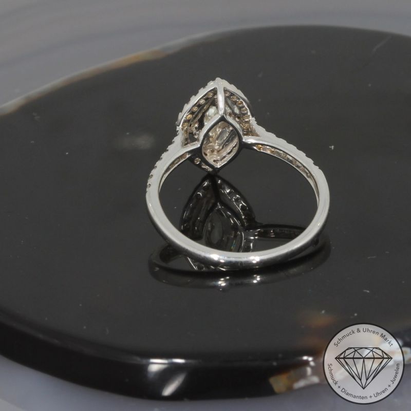 Wert 3390 € Brillant Diamant Ring in 750er 18 K Weißgold - H97