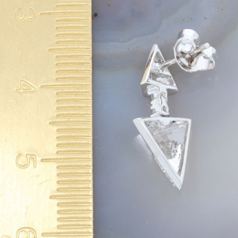 Sale! Wert 1650 € Brillant Ohrringe (0,25 carat) in 585er 14 K Weißgold - 87077