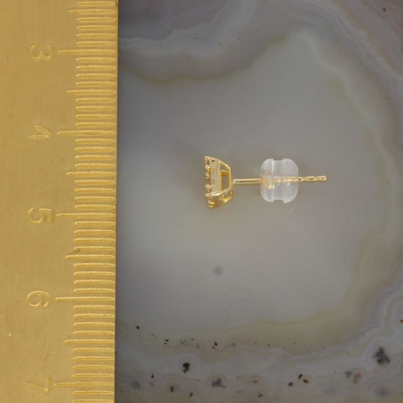 Wert 690 € Brillant Diamant Ohrringe (0,22 carat) in 750er 18 K Gelbgold - H1316