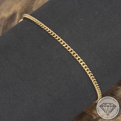 Wert 890 € Panzer Armband in 750er 18 K Gelbgold - 100445