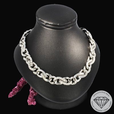 Wert 12900 € Brillant Collier (ca. 0,50 carat) in 585er 14 K Weißgold - 100869