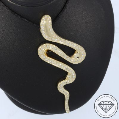 Wert 4800 € CHRIST Diamant Schlangen Anhänger in 585er 14 K Gelbgold - 102996