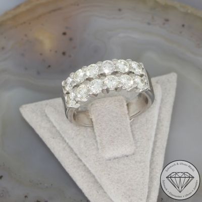 Wert 5900 € MONCARA Brillant Ring (ca. 1,50 carat) in 585er 14 K Weißgold - 103044