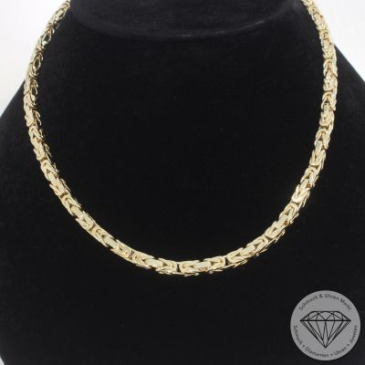 Wert 14550 € Königs Kette (65,7 Gramm) in 585er 14 K Gelbgold - 103108