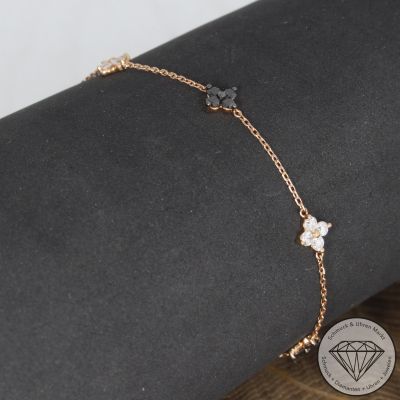 Wert 2650 € Brillant Diamant Armband in 750er 18 K Rosegold - 103168