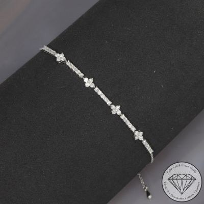 Wert 1990 € Brillant Armband (0,50 carat) in 750er 18 K Weißgold - 103244