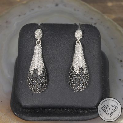Wert 2750 € Brillant Diamant Ohrringe in 585er 14 K Weißgold - 104050