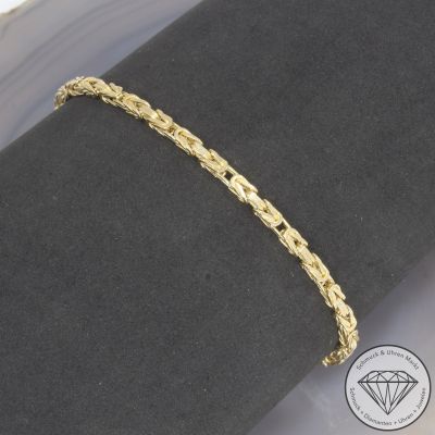 Wert 2990 € Königs Armband (12,2Gramm) in 585er 14 K Gelbgold - 104447