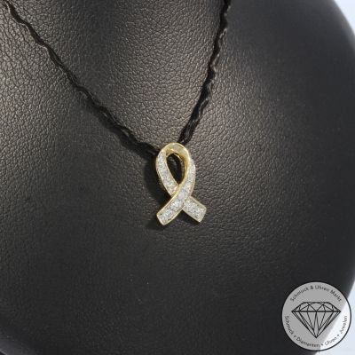 Wert 720 € Brillant Anhänger (0,12 carat) in 585er 14 K Gelbgold - H1940