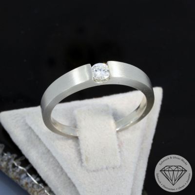 Wert 2650 € Solitär Brillant Ring 950er Platin Größe 63 – 104766