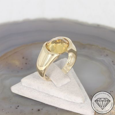 Wert 1550 € Citrin Ring (ca. 3,50 carat) in 585er 14 K Gelbgold - 105218