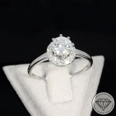 Wert 10990 € Brillant Diamant Ring in 750er 18 K Weißgold - 105219