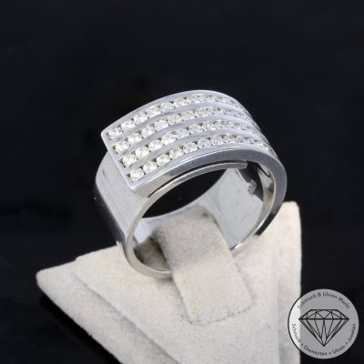 Wert 6990 € Brillant Ring (ca. 0,96 carat) in 750er 18 K Weißgold - 105220