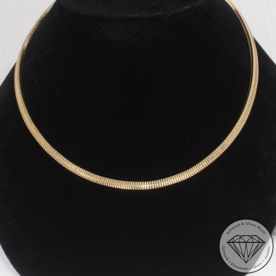 Wert 7850 € Schlangen Kette (33,9 Gramm) in 750er 18 K Gelbgold - 105382