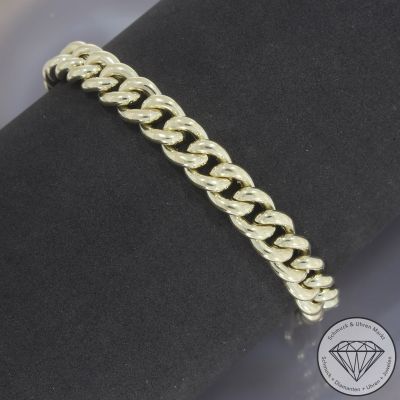 Wert 2750 € Panzer Armband (15,30 Gramm) in 585er 14 K Gelbgold - 105616