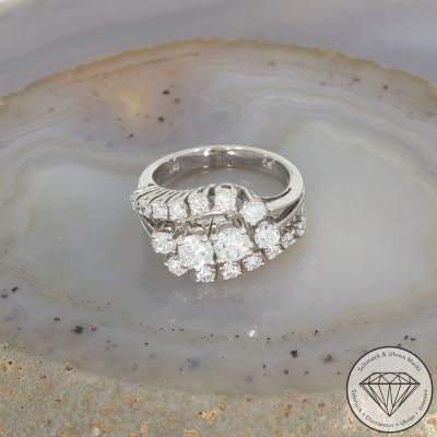 Wert 3590 € Brillant Ring in 585er 14 K Weißgold - 105637