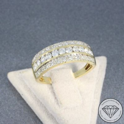 Wert 2790 € Brillant Ring (ca.1,00 carat) in 585er 14 K Gelbgold - 105770