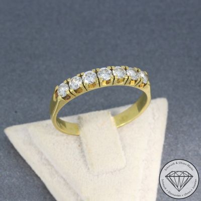Wert 2190 € Brillant Ring 750er/18 Karat Gelb Gold Größe 61 – 105778