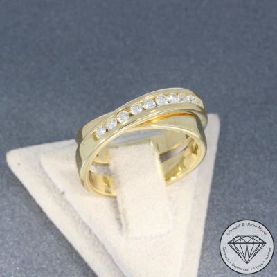 Wert 2590 € CHRIST Brillant Ring in 585er 14 K Gelbgold - 105795