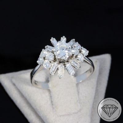 Wert 3590 € Brillant Diamant Ring in 750er 18 K Weißgold - 105779